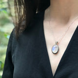 Moonstone Pendant, Natural Moonstone Pendant, Rainbow Moonstone Pendant, Rainbow Moonstone, Blue Moonstone Pendant, Blue Moonstone, Silver