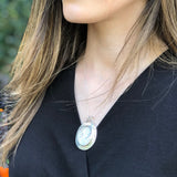 Cameo Pendant, Large Cameo, Lady Pendant, Victorian Pendant, Statement Pendant, Vintage Pendant, Roman Pendant, Carved Pendant, Cameo