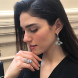 Aquamarine Ring, Natural Aquamarine, Blue Statement Ring, Blue Ring, Vintage Ring, March Birthstone, Inspirational Ring, Solid Silver Ring