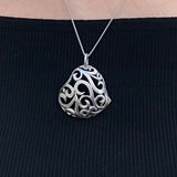 Silver Heart Pendant, Artistic Pendant, Chunky Heart Pendant, Ornament Pendant, Love Pendant, Silver Statement Pendant, Solid Silver Pendant