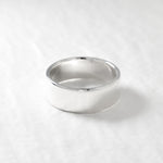 Thick Silver Band, Wide Silver Ring, Wedding Band, Straight Silver Band, Chunky Silver Band, Simple Wide Band, Solid 925 Sterling Silver