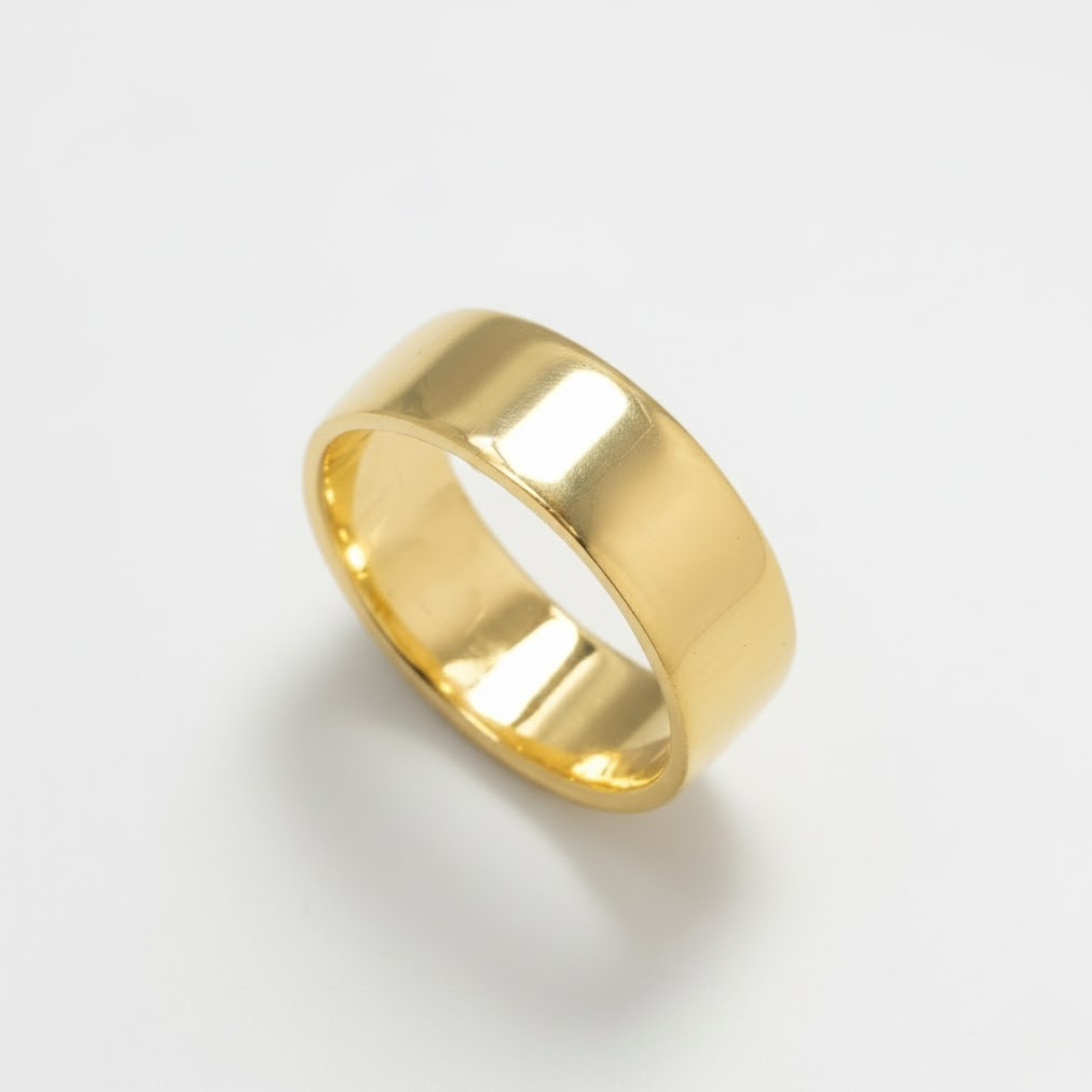 Thick Silver Band - Wide Silver Ring - Chunky Silver Band