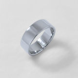 Thick Silver Band - Wide Silver Ring - Chunky Silver Band