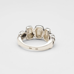 Adina Stone material options for 925 Sterling Silver, 18K Yellow Gold Vermeil, 18K White Gold Vermeil, 18K Rose Gold Vermeil.