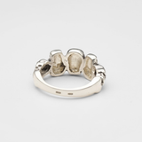 Adina Stone material options for 925 Sterling Silver, 18K Yellow Gold Vermeil, 18K White Gold Vermeil, 18K Rose Gold Vermeil.