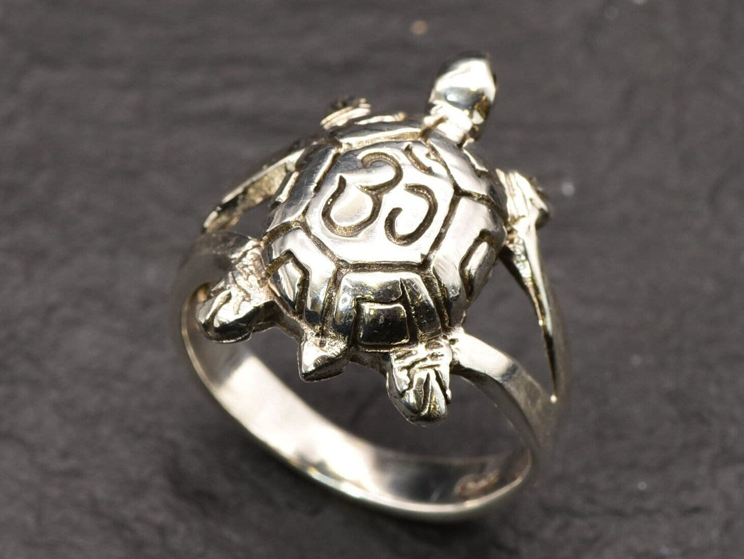 Gold Turtle Ring, Artistic Ring, Antique Gold Band, Dainty Turtle Ring,  Animal Ring, Vintage Animal Ring, Gold Turtle Jewelry, Gold Band(2)