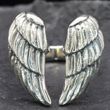 Silver Wings Ring - Angel Wings Ring - Artistic Silver Ring