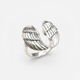 Silver Wings Ring - Angel Wings Ring - Artistic Silver Ring