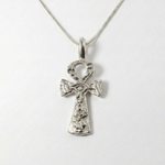 Silver Ankh Necklace - Silver Egyptian Necklace - Silver Cross Pendant made in 925 Sterling Silver. Ideal for everyday wear and perfect for birthday gifting and special occasions.