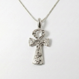 Silver Ankh Necklace - Silver Egyptian Necklace - Silver Cross Pendant made in 925 Sterling Silver. Ideal for everyday wear and perfect for birthday gifting and special occasions.