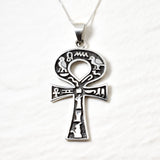 Egyptian Gold Pendant - Ankh Key Of Life Necklace - Gold Cross Necklace