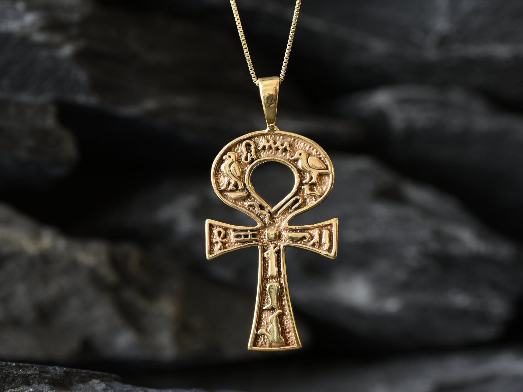 Egyptian Pendant, Ancient Egyptian Charm, Solid Silver Pendant, Ankh Key Of Life, Silver Pendant, Egyptian Key, Egypt Symbol, Egypt Key(1)