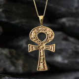 Egyptian Necklace - Ankh Key Of Life Pendant - Egyptian Cross Necklace