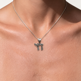 Hebrew Chai Pendant - Chai Necklace - Silver Hebrew Pendant