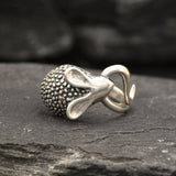 Silver Mouse Ring - Silver Hedgehog Ring - Cute Mouse Ring