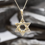 Star of David Necklace - Silver Star Necklace - Star Necklace