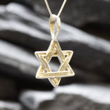 Star of David Necklace - Silver Star Necklace - Star Necklace