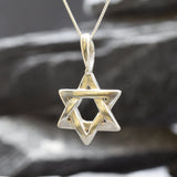Star of David Necklace - Silver Star Necklace - Star Necklace