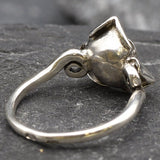 Artistic Flower Ring, Silver Flower Ring, Silver Rose Ring, Flower Ring, Floral Ring, Vintage Ring, Artistic Ring, Silver Ring, 925 Silver