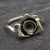 Artistic Flower Ring, Silver Flower Ring, Silver Rose Ring, Flower Ring, Floral Ring, Vintage Ring, Artistic Ring, Silver Ring, 925 Silver