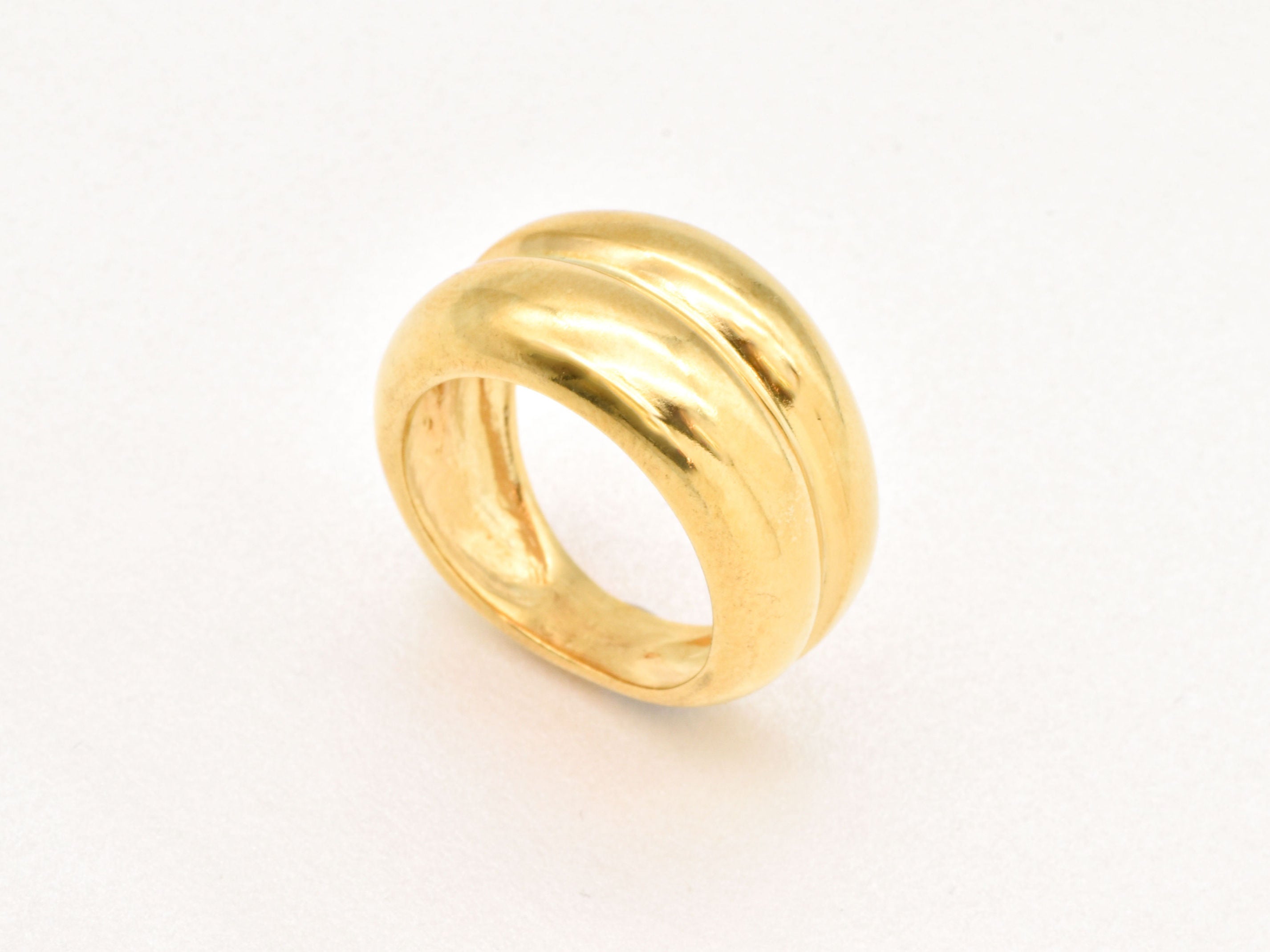 Thick Silver Ring, Chunky Ring, Dome Ring, Double Ring, Silver Ring, Vintage Ring, Boho Ring, Minimalist Ring, Silver Band, 925 Solid Silver(1)