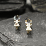 Fish Earrings, Silver Fish Studs, Fishbone Earrings, Solid Silver Earrings, Sterling Silver Studs, Fish Bone Earrings, Animal Earrings