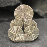 Large Silver Ring, Geometric Ring, Infinity Ring, Tribal Ring, Circle Ring, Statement Ring, Vintage Ring, Sterling Silver Ring, Celtic Ring