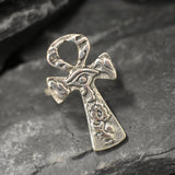 Silver Ankh Ring - Long Cross Ring - Large Cross Silver Ring