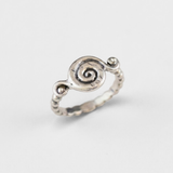 Silver Spiral Ring - Silver Swirl Ring - Silver Infinity Ring