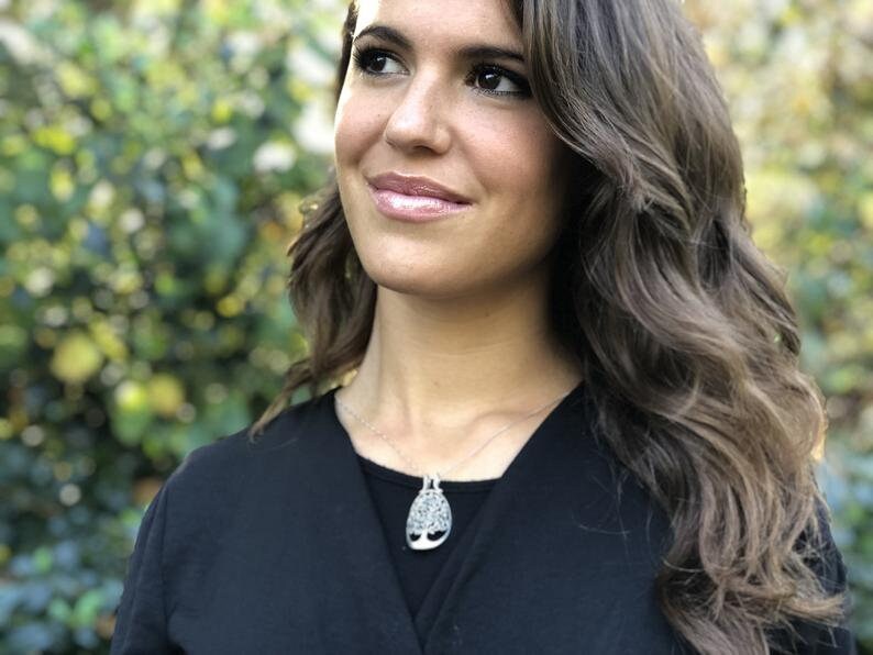 Silver Tree Pendant, Artistic Pendant, Solid Silver Pendant, Tree of Life, Family Pendant, Leaf Pendant, Artisan Pendant, Unique Pendant