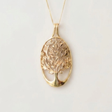 Silver Tree Necklace - Tree of Life Necklace - Family Tree Pendant