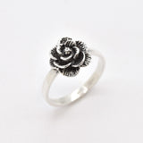 Silver Flower Ring, Flower Ring, Small Flower Ring, Rose Ring, Silver Rose Ring, Designer Ring, Silver Ring, Solid Silver Ring, Pure Silver