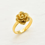 Silver Flower Ring - Silver Rose Ring - Vintage Flower Ring