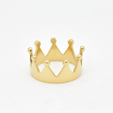 Stylish Gold Crown Ring designed in 18k Gold Vermeil, great for daily wear and a thoughtful gift for loved ones.