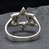 Star Ring, Star of David, Silver Star Ring, Jewish Ring, Six-Pointed Star, Jewish Star Ring, Solid Silver, Symbolic Ring, Sterling Silver