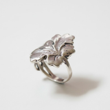 Silver Leaf Ring - Maple Leaf Ring - Statement Leaf Ring made in 925 Sterling Silver. Ideal for everyday wear and perfect for birthday gifting and special occasions.