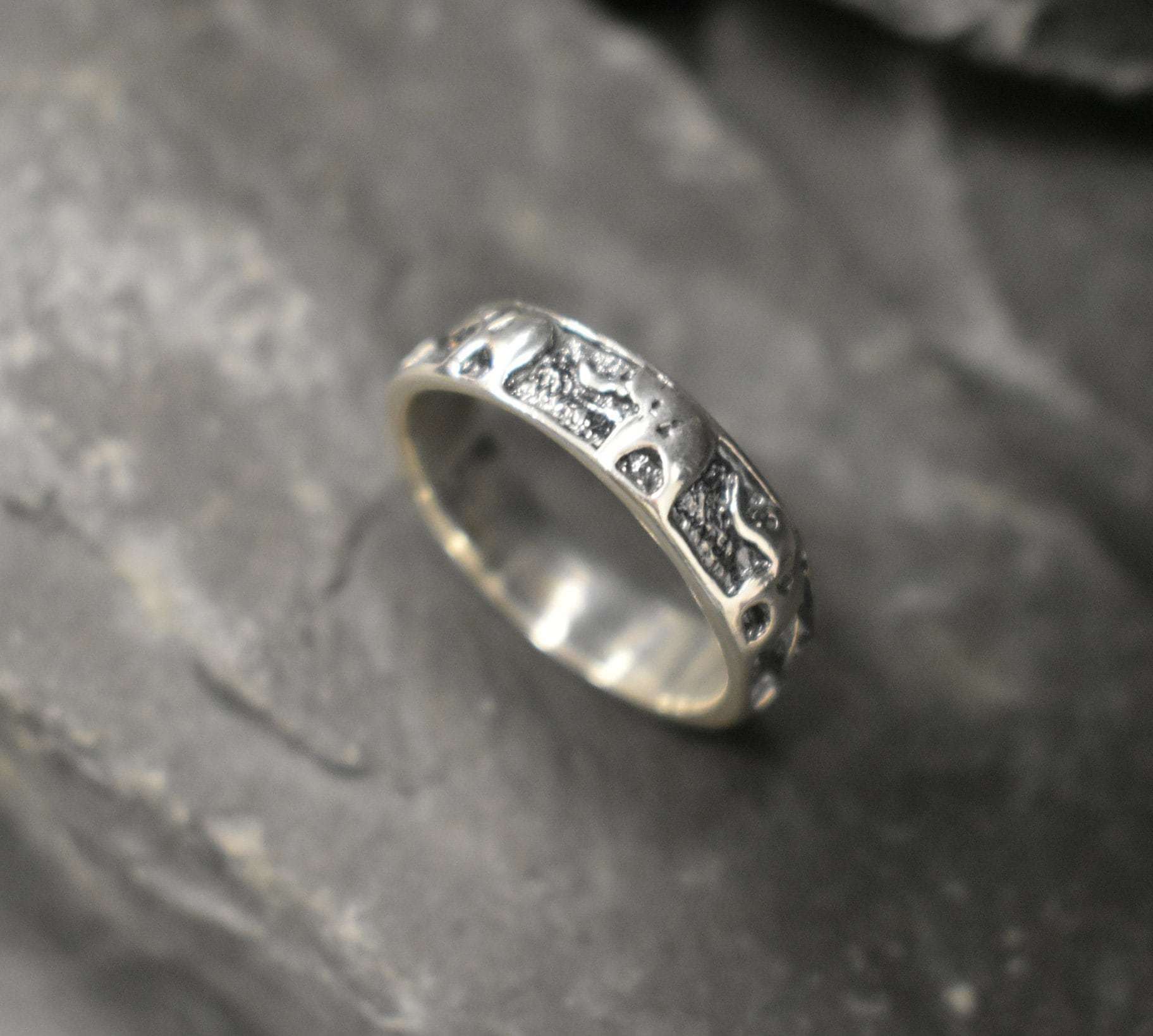 Gold Elephant Ring -  Elephant Charm Ring, Animal Lover Ring