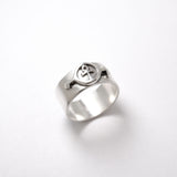 Ankh Ring, Egyptian Ring, Glyph Symbol Ring, Wide Band, Solid Silver Ring, Sturdy Ring, Thick Band, 925 Sterling Silver Ring, Key of Life