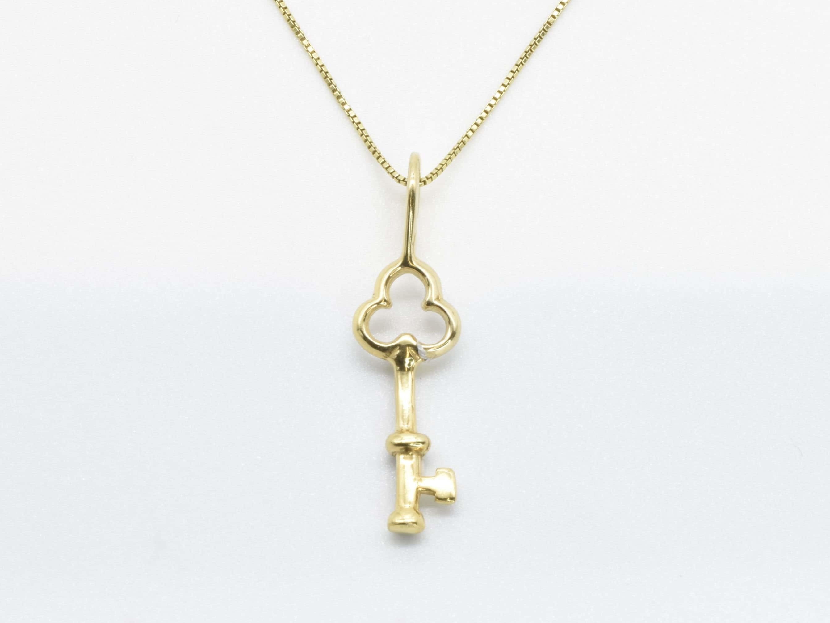 Key Pendant, Friendship Pendant, Love Pendant, Dainty Pendant, Gift For Her, Silver Key Pendant, Key Necklace, Silver Pendant, 925 Silver(1)