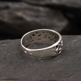 Silver Vintage Ring - Bali Band Ring - Everyday Ring