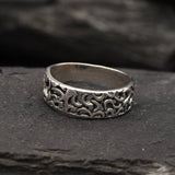 Silver Vintage Ring - Bali Band Ring - Everyday Ring