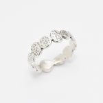 Gold Hammered Ring, Bubble Band, Wide Bubble Ring, Boho Band, Stackable Ring, Bohemian Ring, Everyday Ring, Sturdy Band, 18k Gold Vermeil(2)