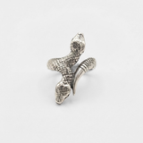 Silver Snake Ring - Long Snake Ring - Silver Serpent Ring