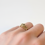 Gold Skull Ring - Detailed design in 18k Gold Vermeil. A unique accessory, perfect for any occasion and gifting.