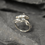 Gold Dolphin Ring - Small Dolphin Ring - Dolphin Ring