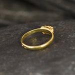 Gold Elephant Ring, Gold Plated Ring, Dainty Elephant Ring, Small Elephant Ring, Cute Ring, Lucky Ring, Good Luck Ring, Gold Vermeil Ring