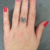 Silver Butterfly Ring - Small Butterfly Ring - Small Animal Ring