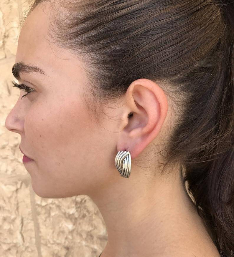 Silver Earrings, Designer Earrings, Statement Earrings, Unique Earrings, Artistic Earrings, Artisan Earrings, Solid Silver, Stud Earrings