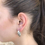 Silver Earrings, Designer Earrings, Statement Earrings, Unique Earrings, Artistic Earrings, Artisan Earrings, Solid Silver, Stud Earrings (740983418)