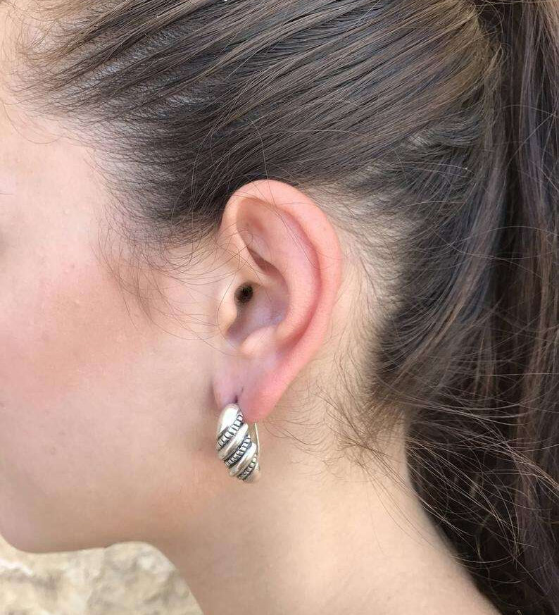 Silver Earrings, Designer Earrings, Statement Earrings, Unique Earrings, Artistic Earrings, Artisan Earrings, Solid Silver, Stud Earrings (740983418)